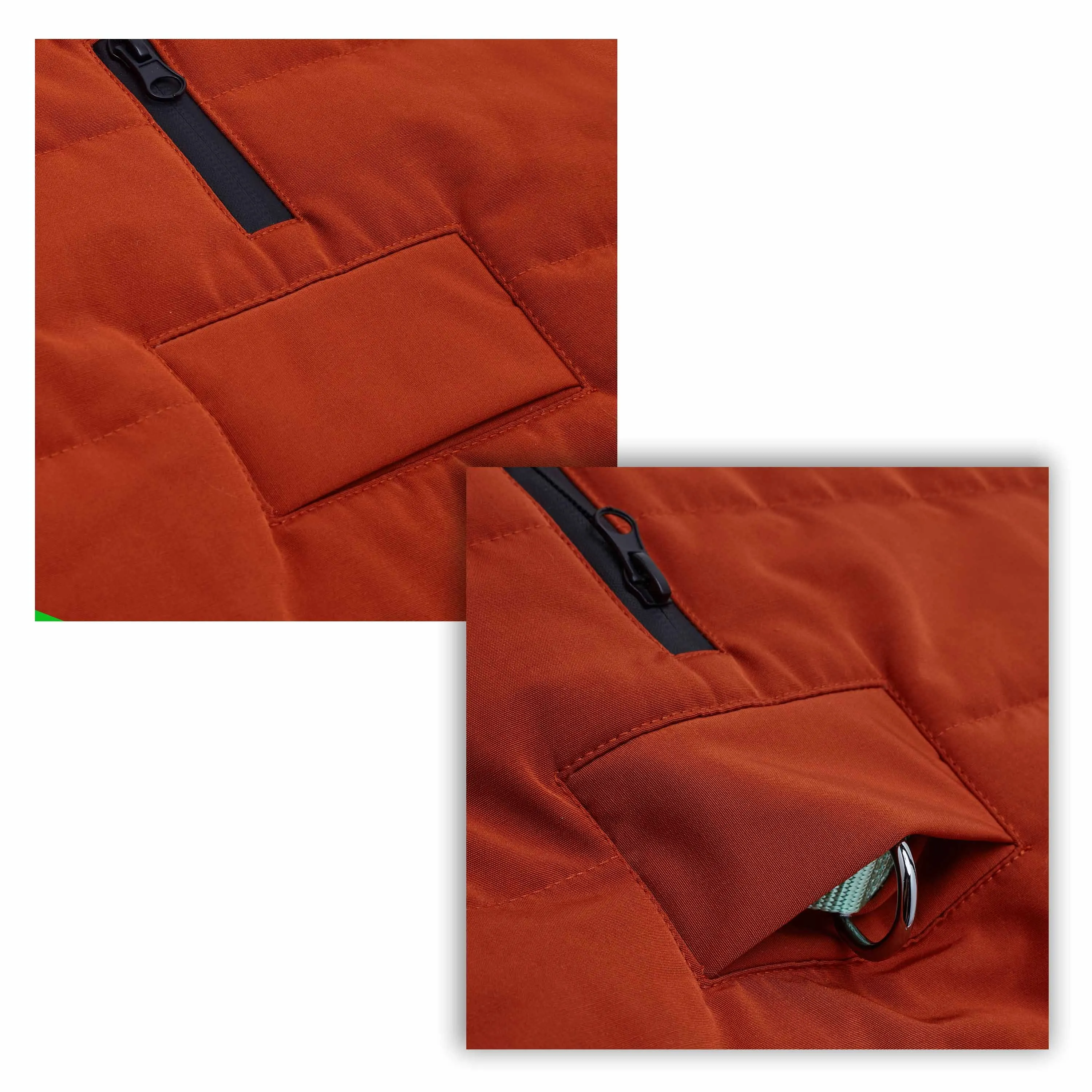 Windproof Waterproof Quilted Dog Puffer Jackets for Pets