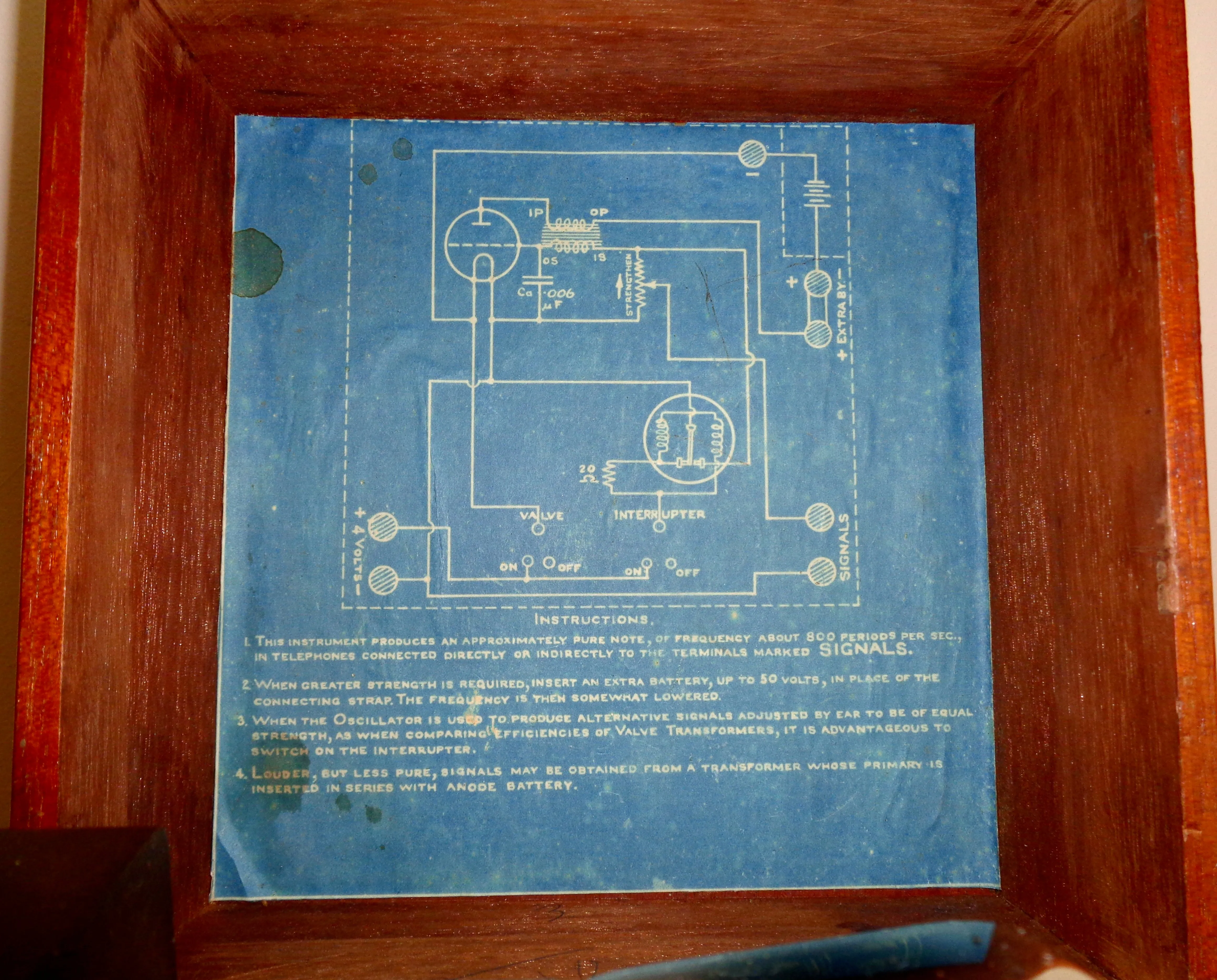 WW1 800 Cycles Testing Set Acoustic Oscillator No.10